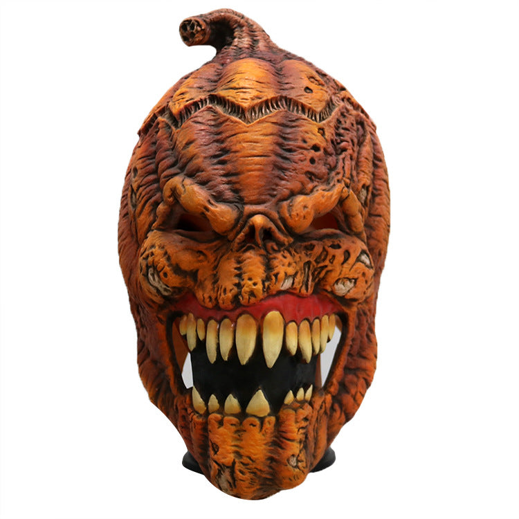 Wholesale 2PCS Pumpkin Head Mask Halloween Dressing Latex Decorations